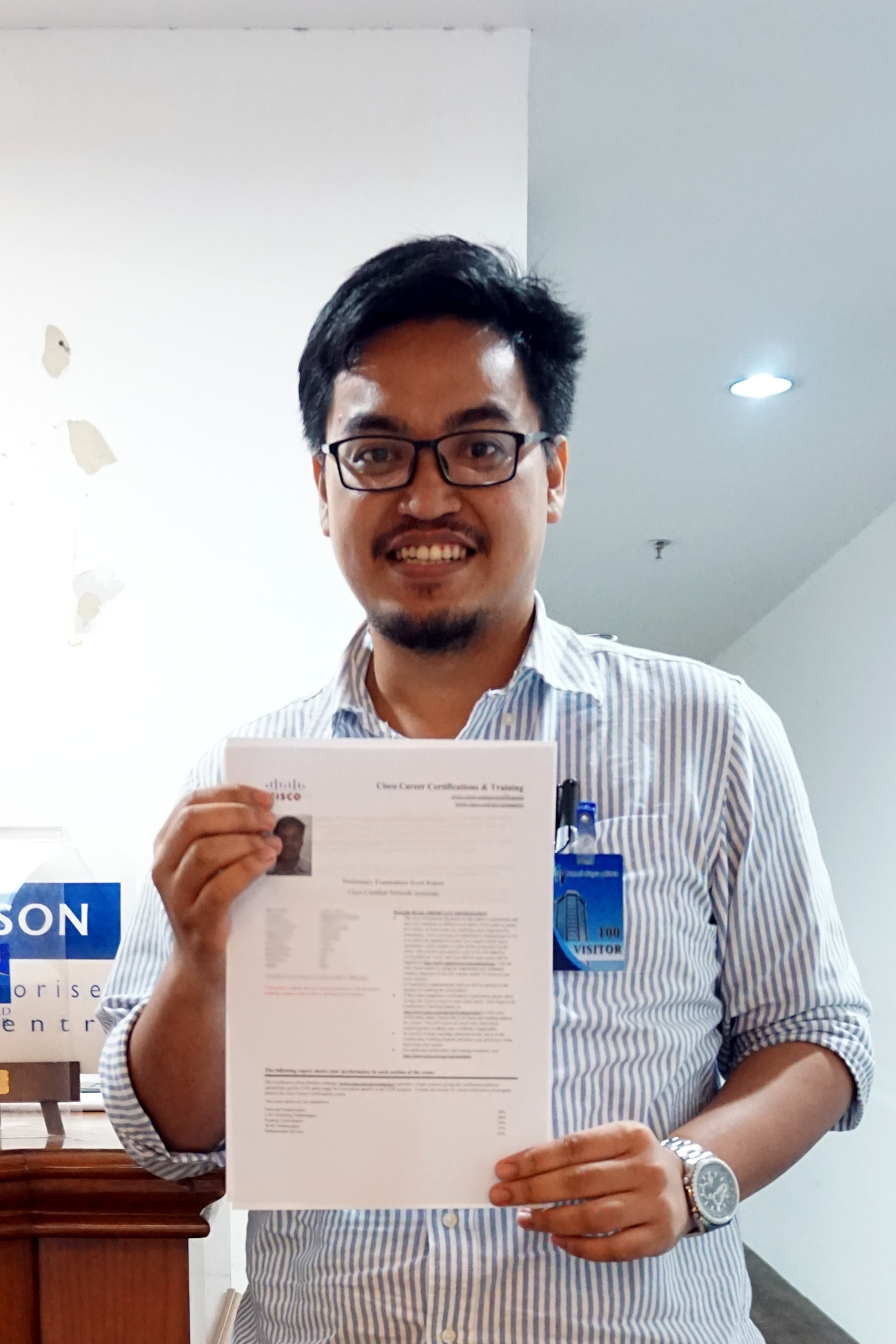 It&rsquo;s me after passing the exam